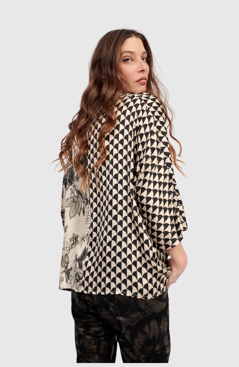 Alembika Fatima Draped Top, Alternate, color, Mix