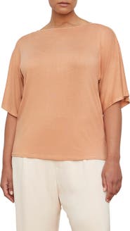 Vince Draped Boat Neck Top