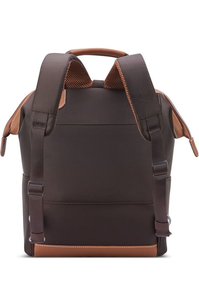 Delsey Paris Chatelet 2.0 Tote Travel Backpack Bag, Alternate, color, Chocolate