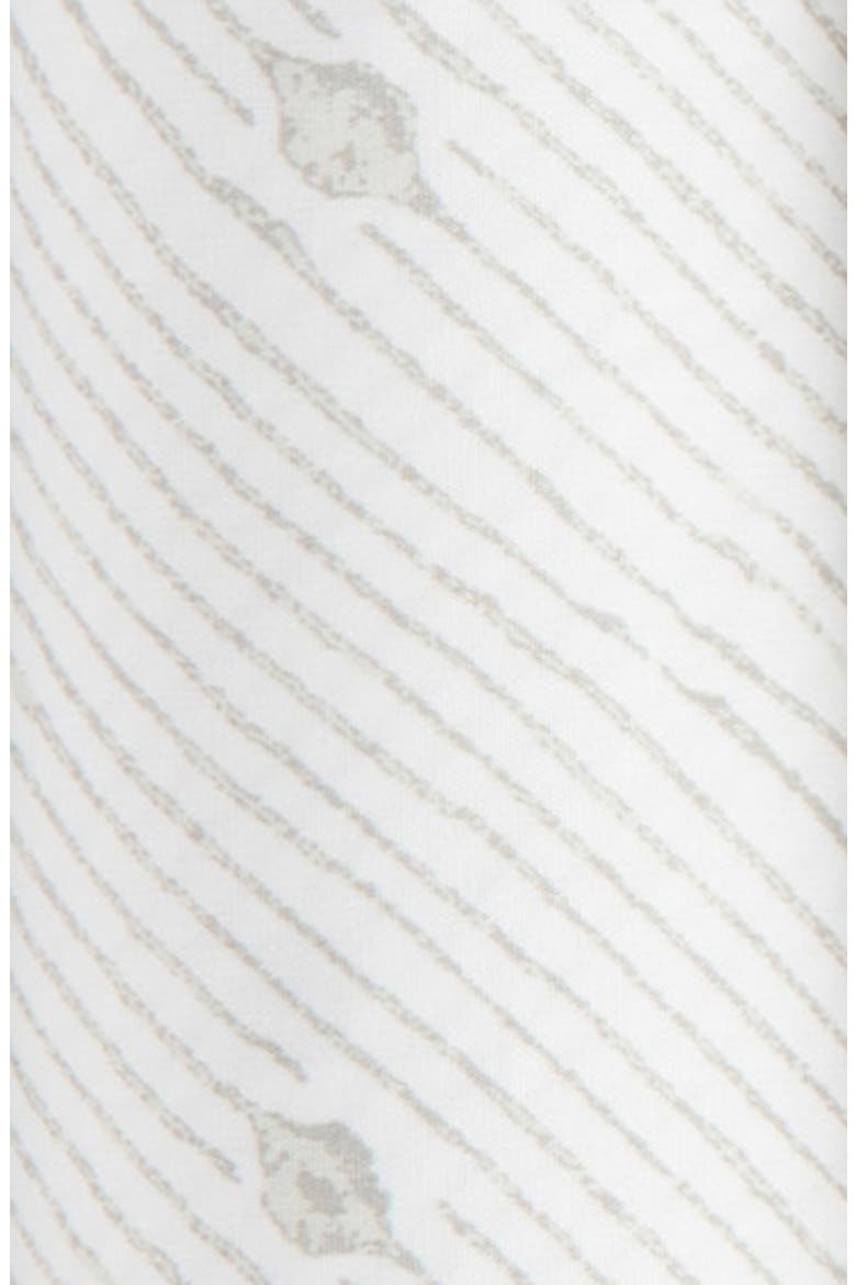 Spindle Stripe Percale Sheet Set, Alternate, color, GREY SILK SPINDLE STRIPE