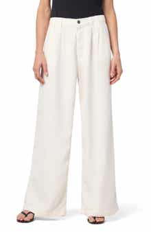 Hudson Jeans Jolene Pleated Mid Rise Trousers