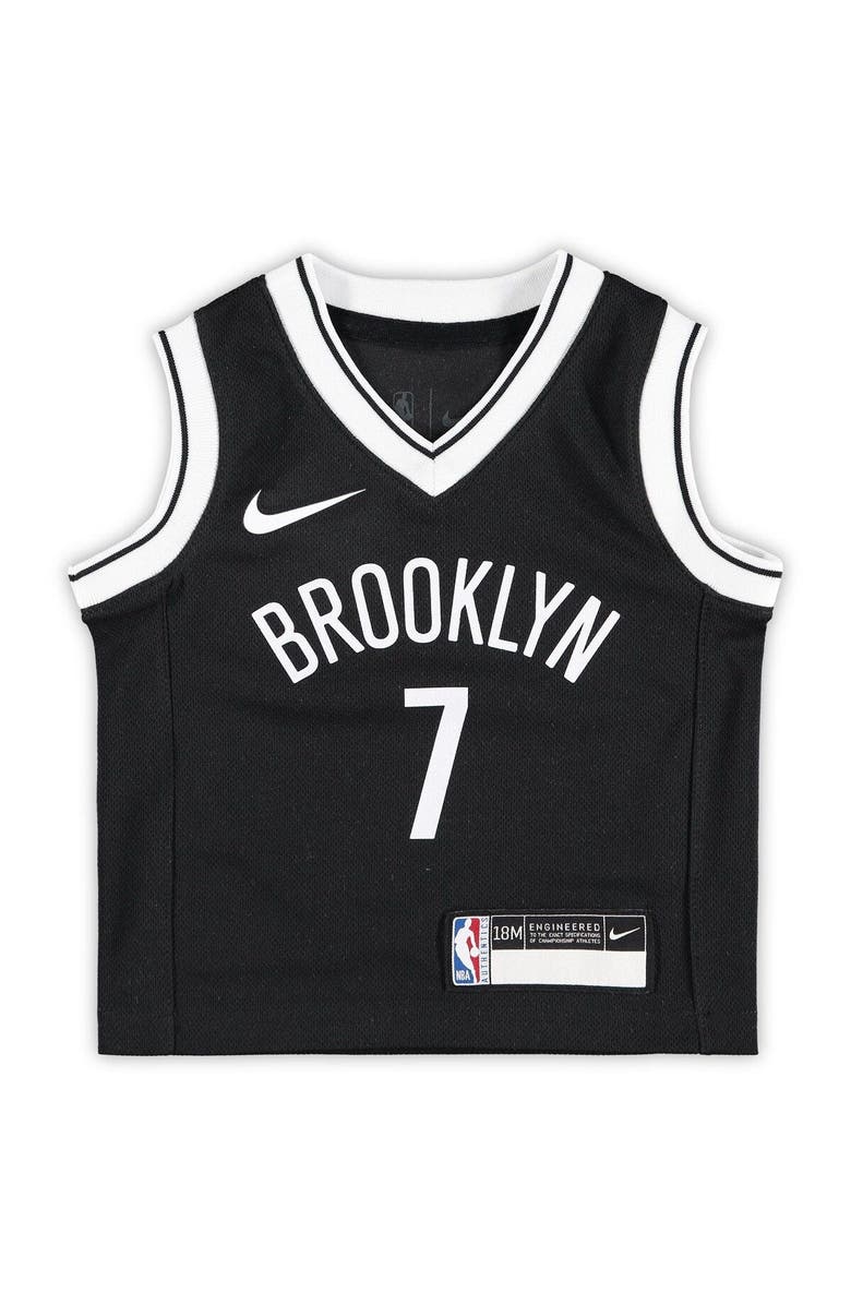 Nike Infant Nike Kevin Durant Black Brooklyn Nets 2020/21 Jersey - Icon Edition, Alternate, color, 