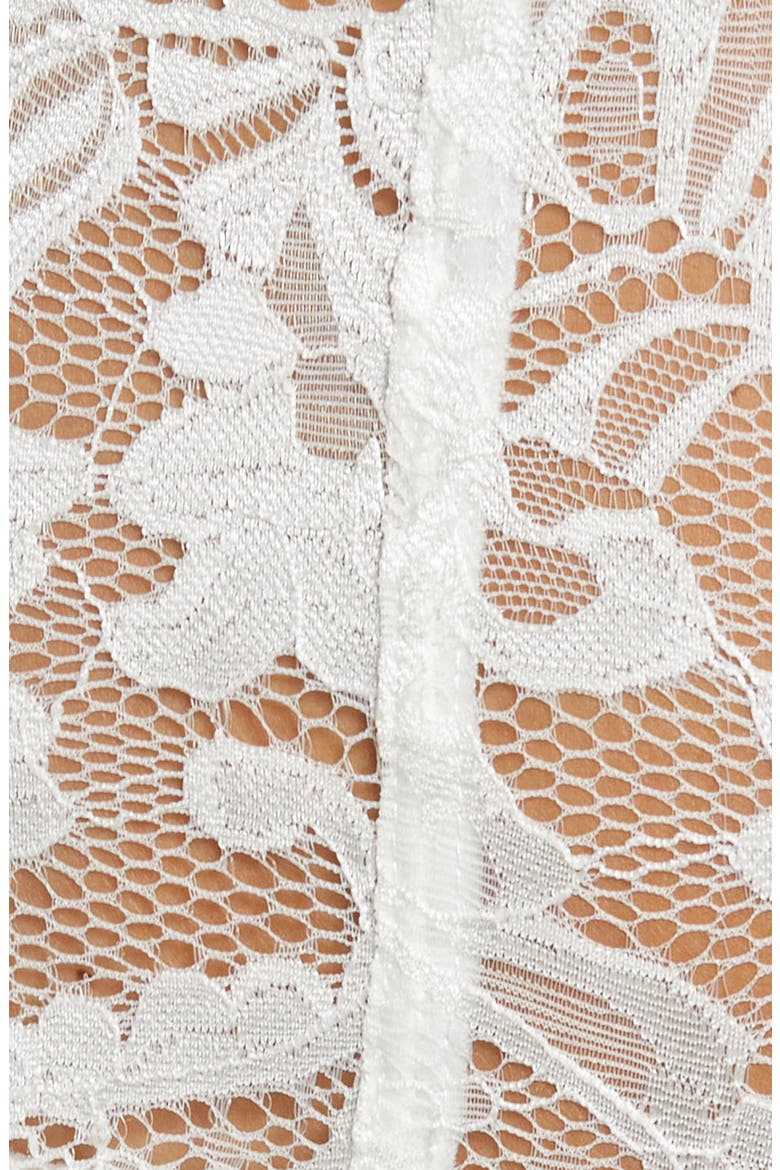 Taylor Lace Teddy, Alternate, color, IVORY