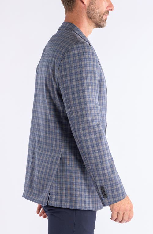 Savile Row Co Plaid Sport Coat In Blue