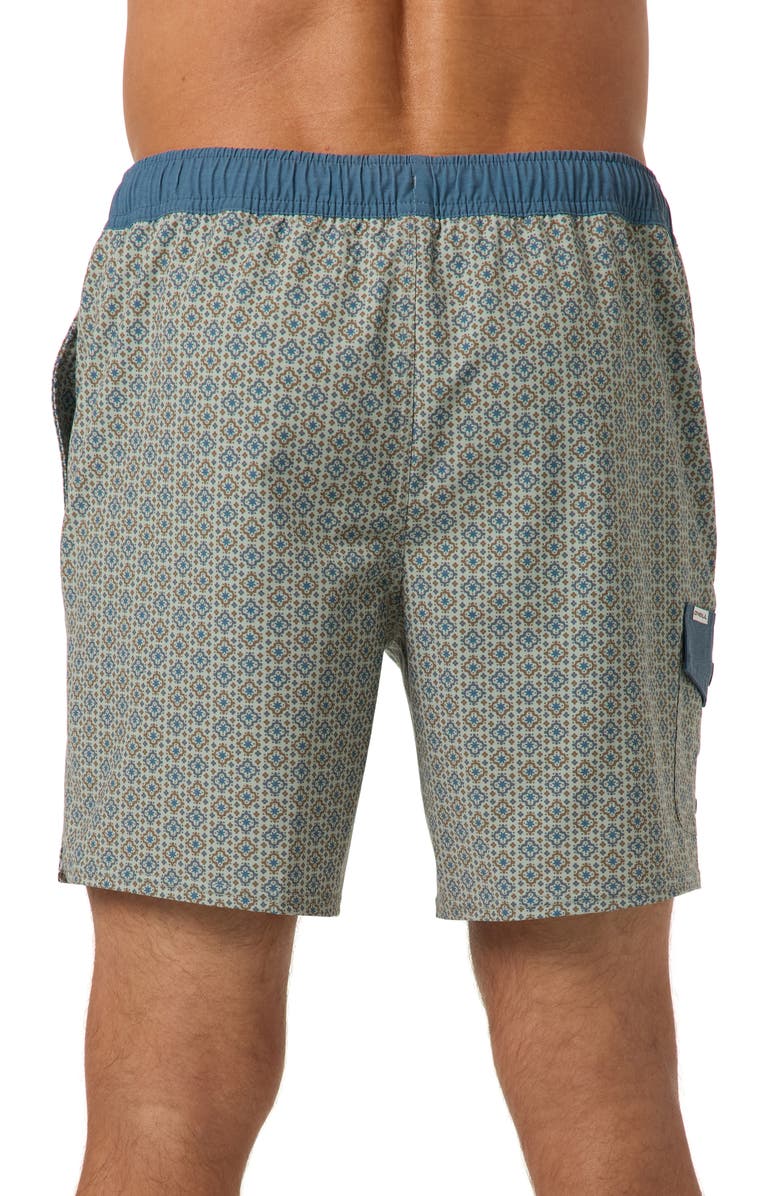 O'Neill Hermosa Retro Swim Trunks, Alternate, color, Seagrass
