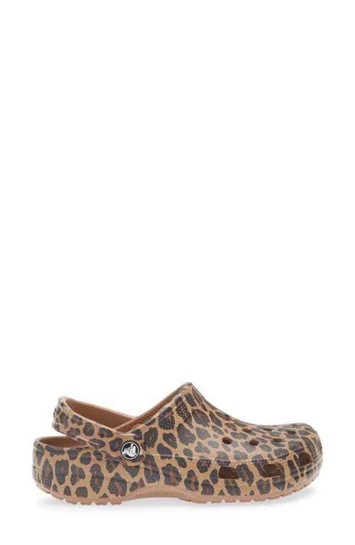 Crocs Classic Animal Clog In Brown