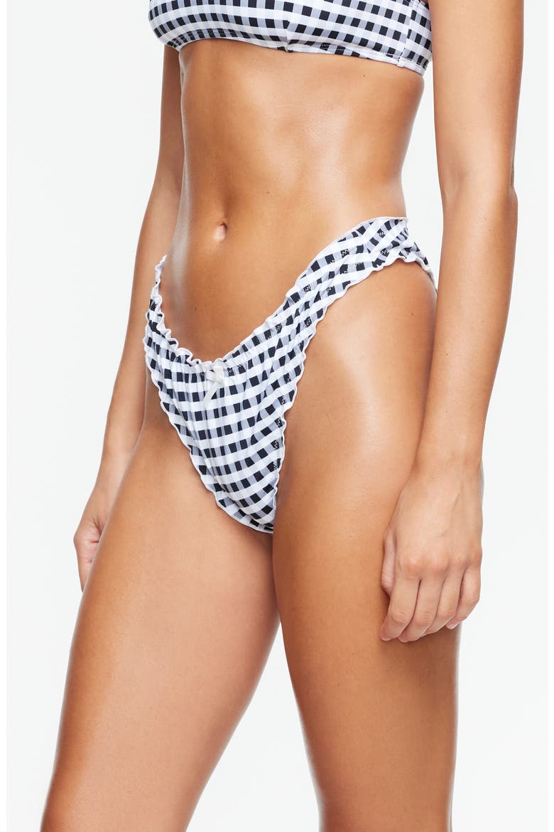 Tide Check Swim Bottoms, Alternate, color, NOIR CHECK