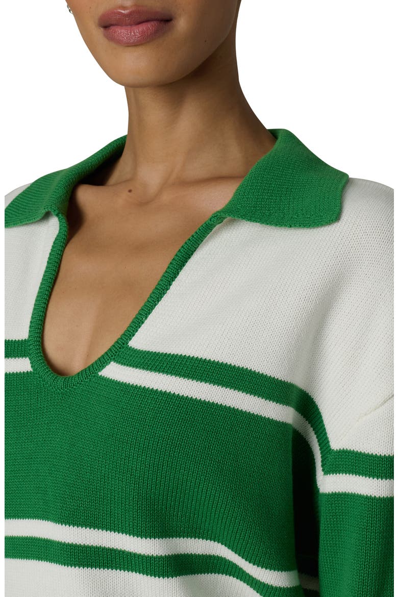 The Romie Polo Sweater, Alternate, color, ECRU