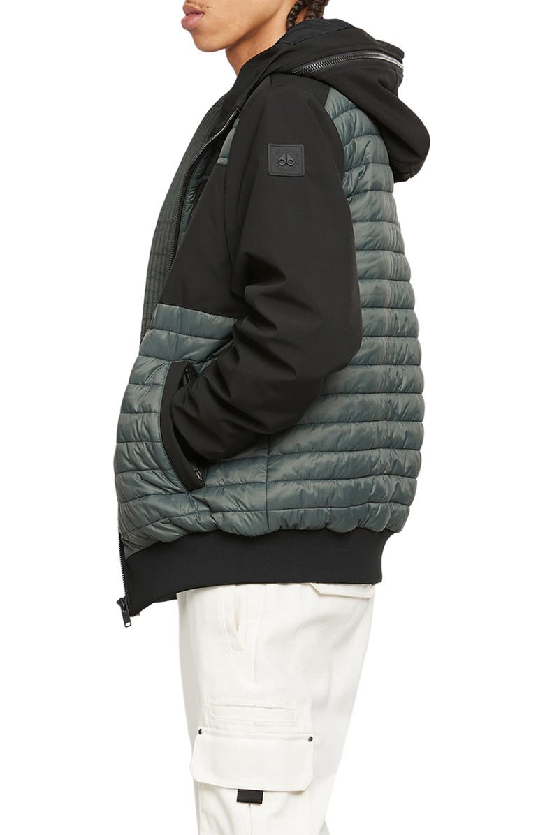 Moose Knuckles Sherwood Water Resistant Quilted Bomber Jacket, Alternate, color, 