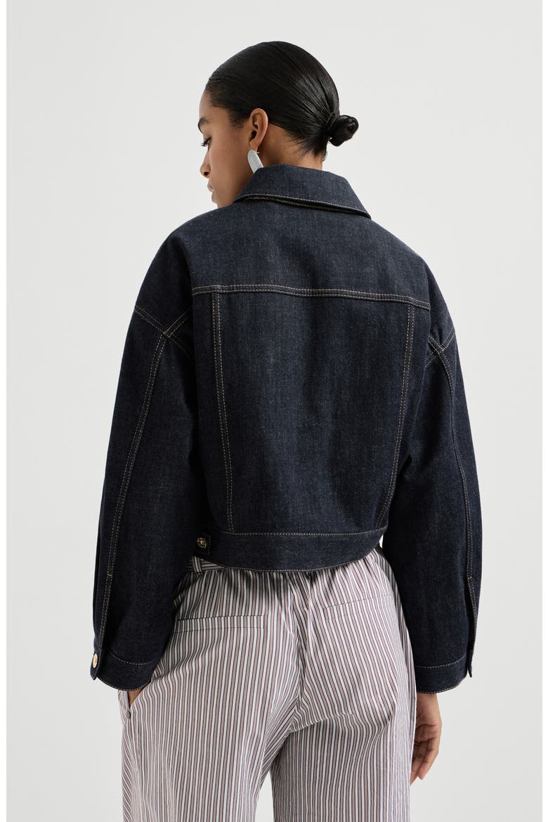 Denim jacket, Alternate, color, Denim