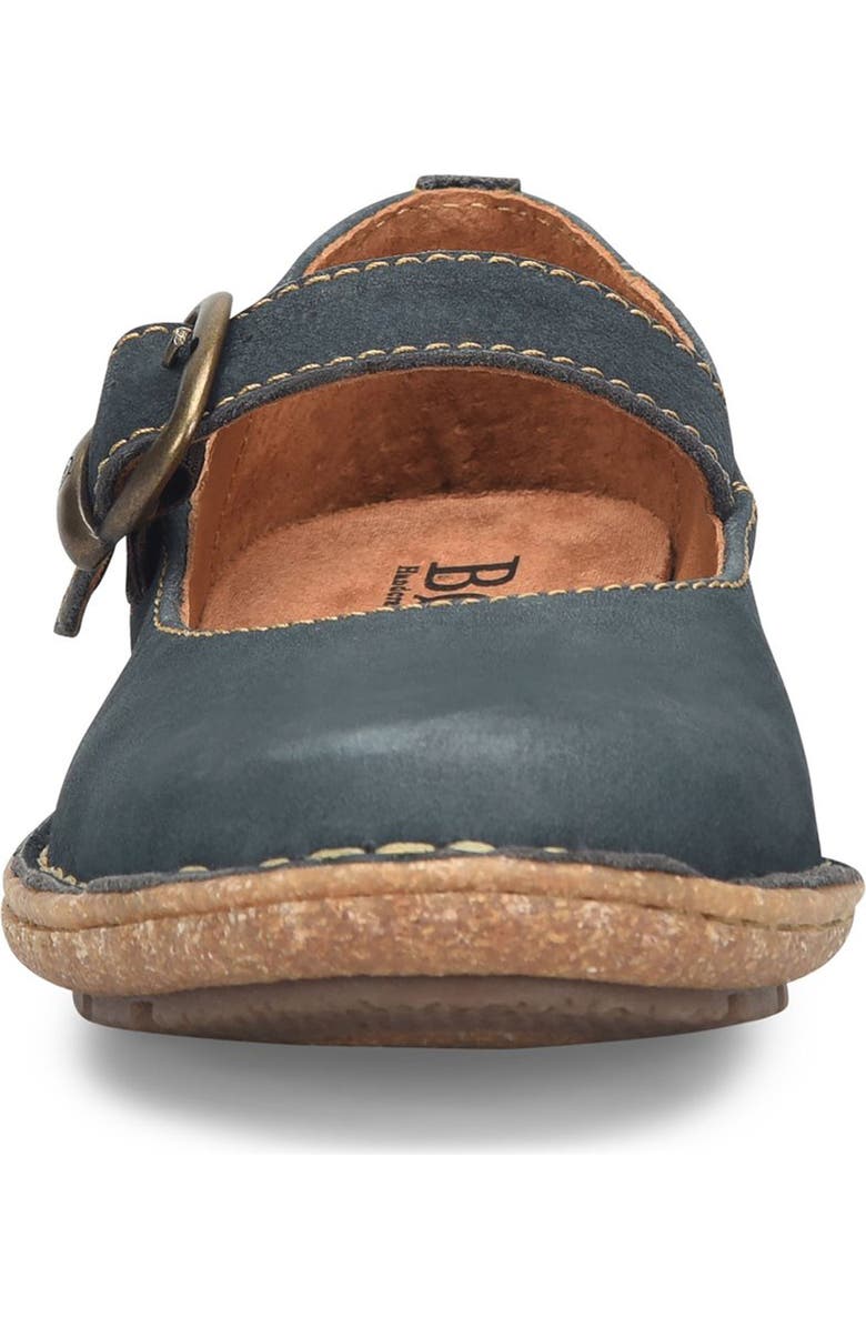 Børn Naomi Mary Jane Flat, Alternate, color, Navy Nubuck