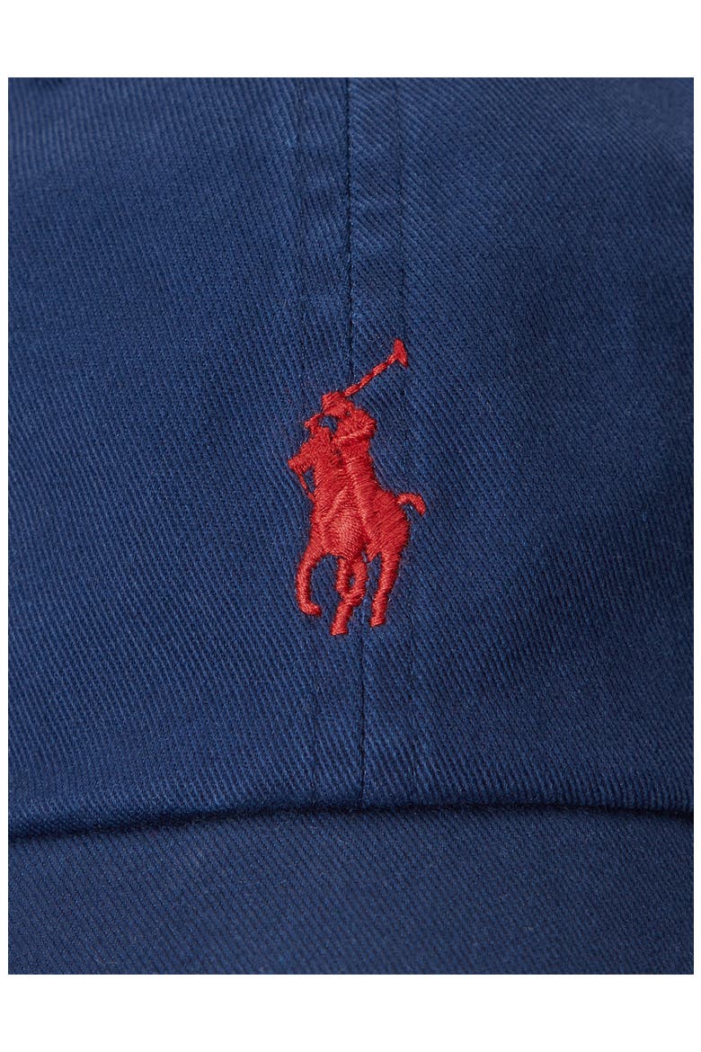 Classic Sport Cotton Twill Baseball Cap, Alternate, color, NEWPORT NAVY/ RED