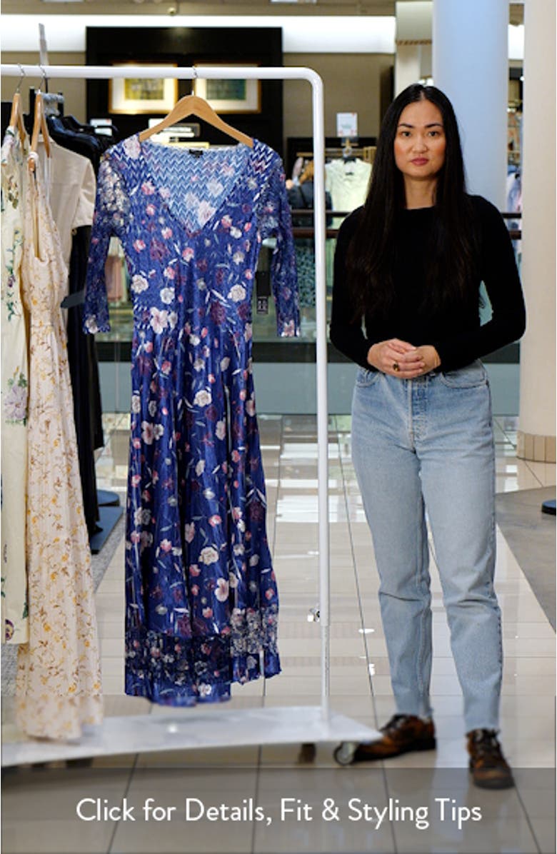 Charmeuse & Chiffon Cocktail Dress, sales video thumbnail