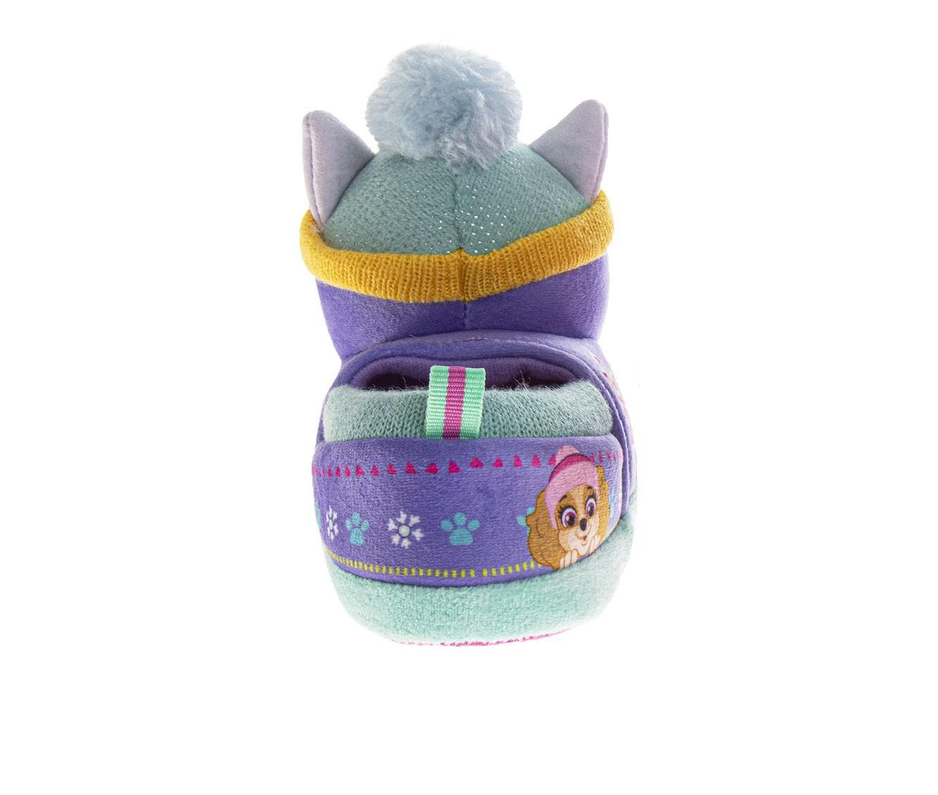 Nickelodeon Paw Patrol Slippers - Soft, Cozy, and Fun Footwear, Alternate, color, Purple/Multicolor