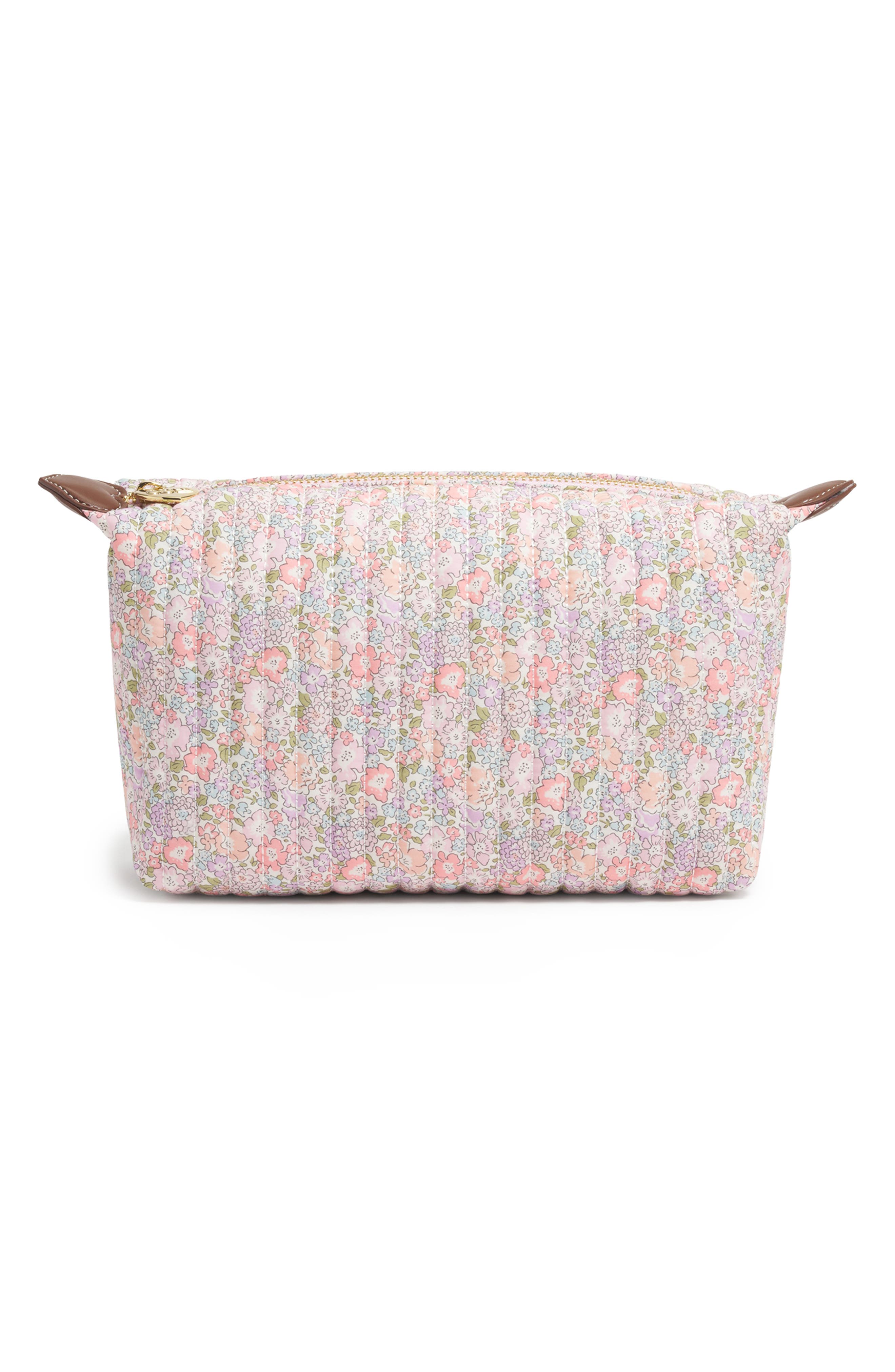 Stoney Clover Lane x Liberty Large Quilted Cotton Pouchette, Main, color, Michelle
