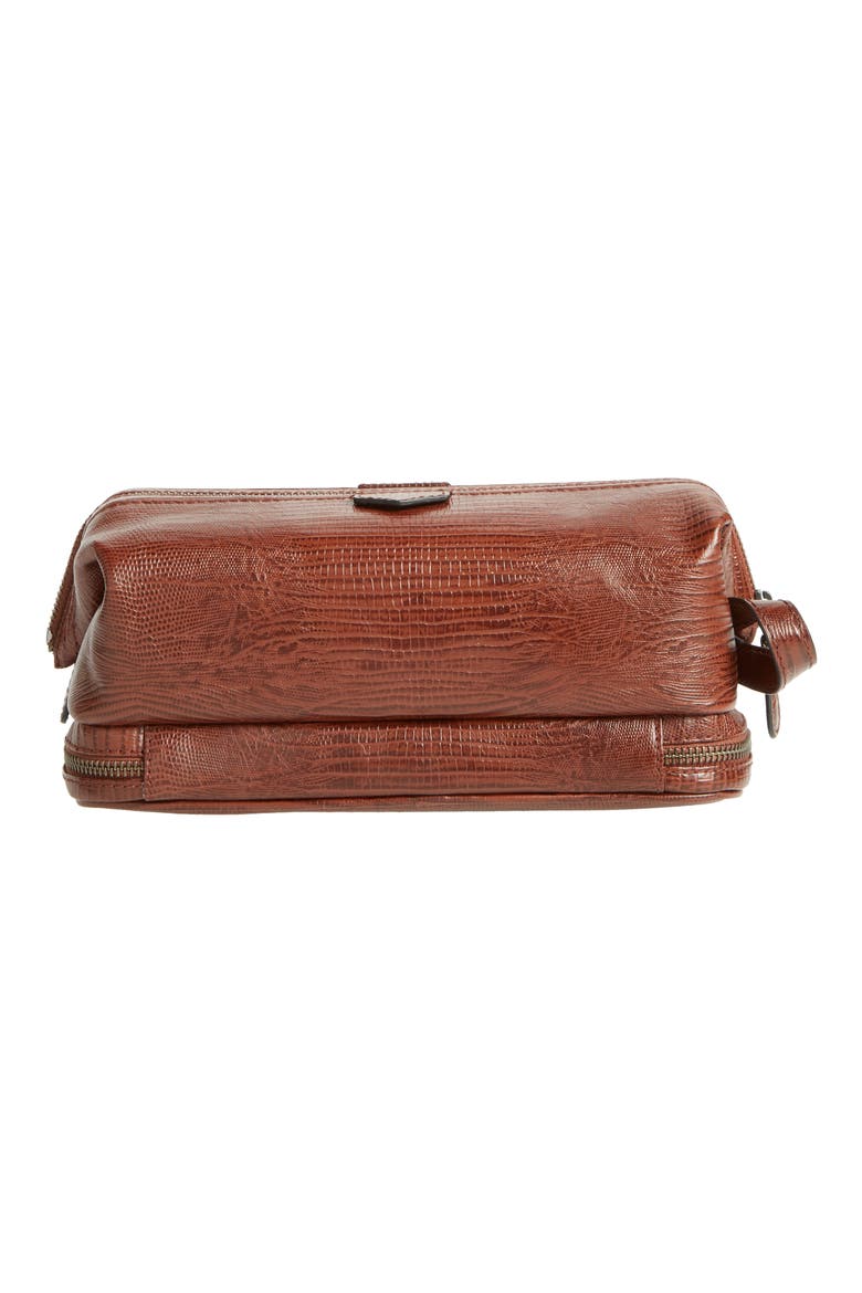 Chocks Leather Dopp Kit, Alternate, color, TAN