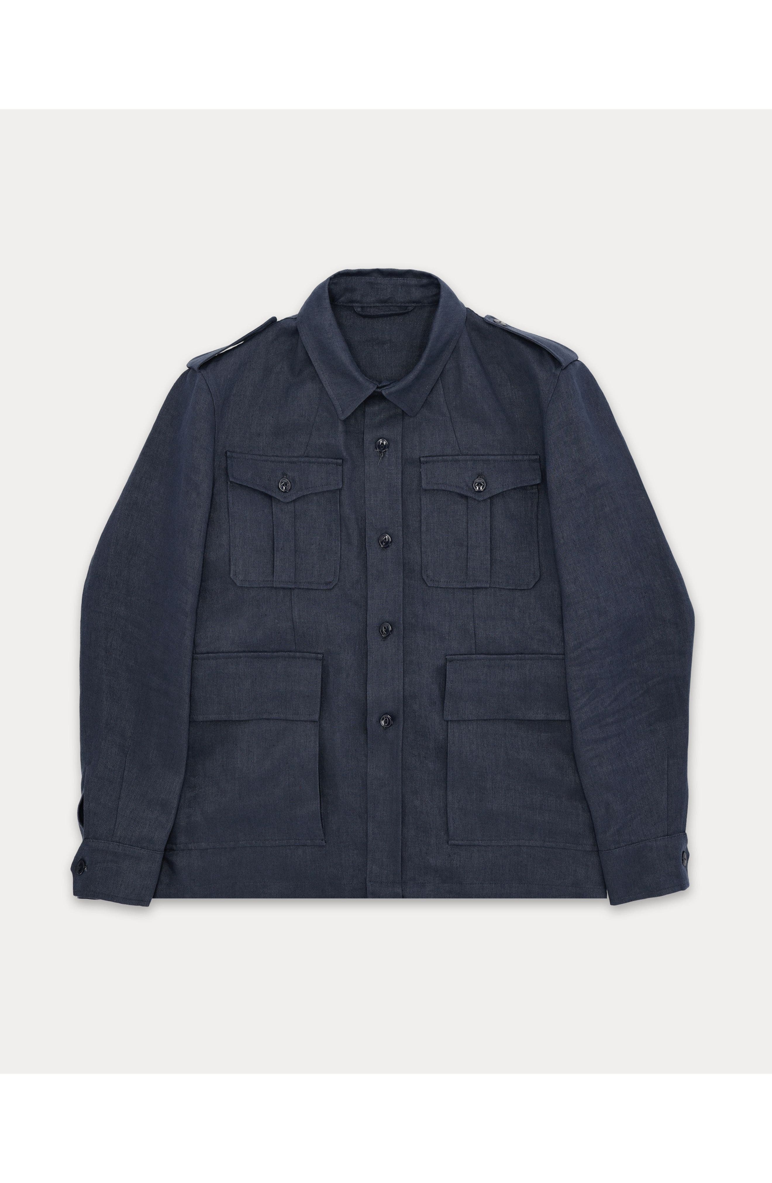 Owen Linen Safari Jacket - image 3