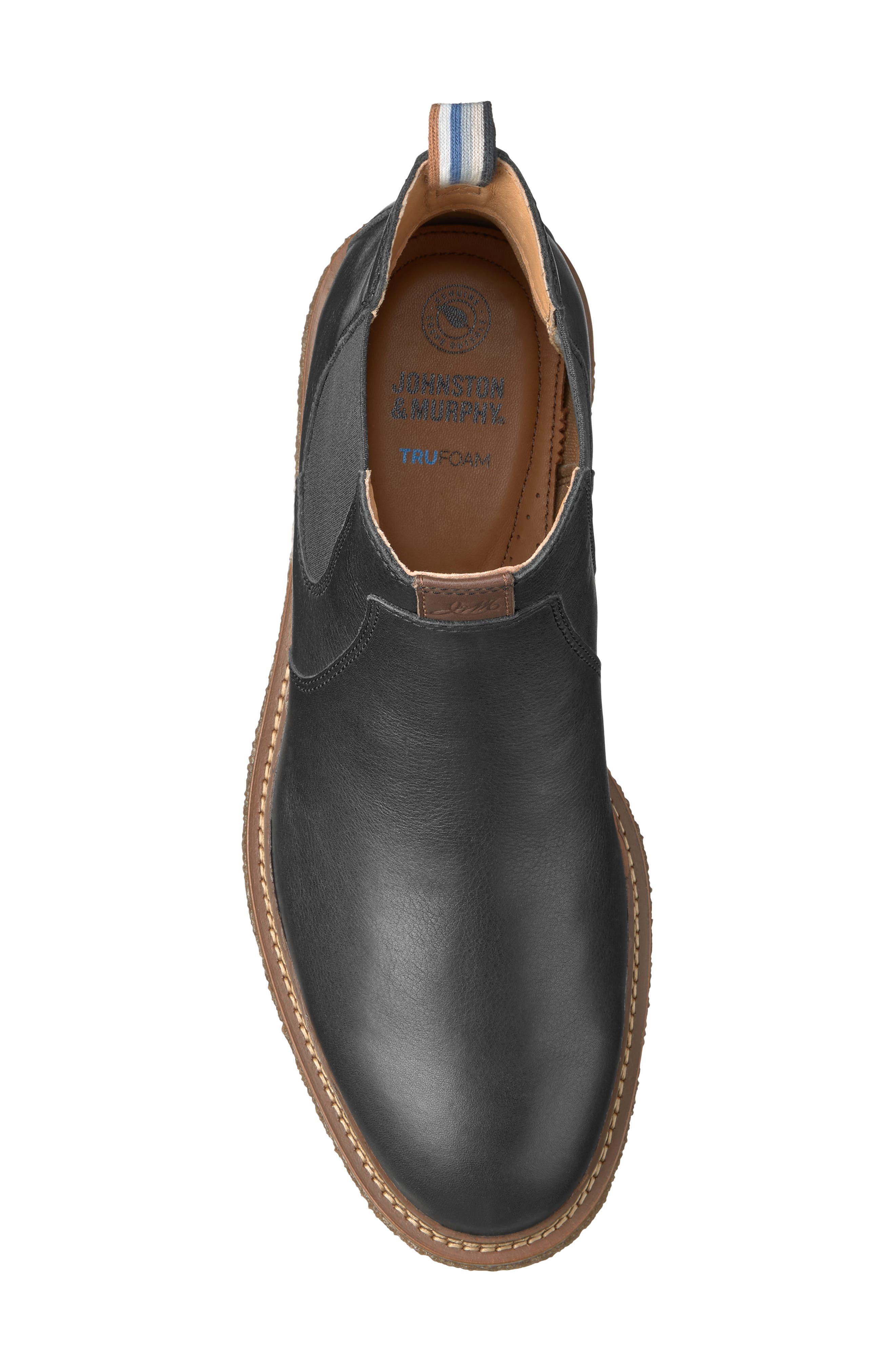 Clint Chelsea Boot, Alternate, color, BLACK FULL GRAIN
