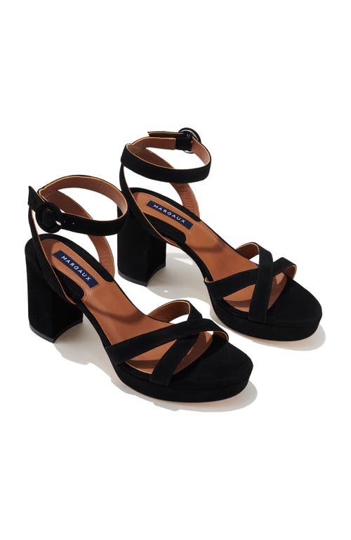 Margaux The Platform Sandal In Black
