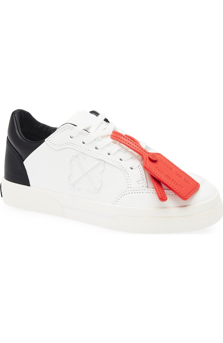 Off-White New Low Vulcanized Calf Leather Sneaker, Main, color,