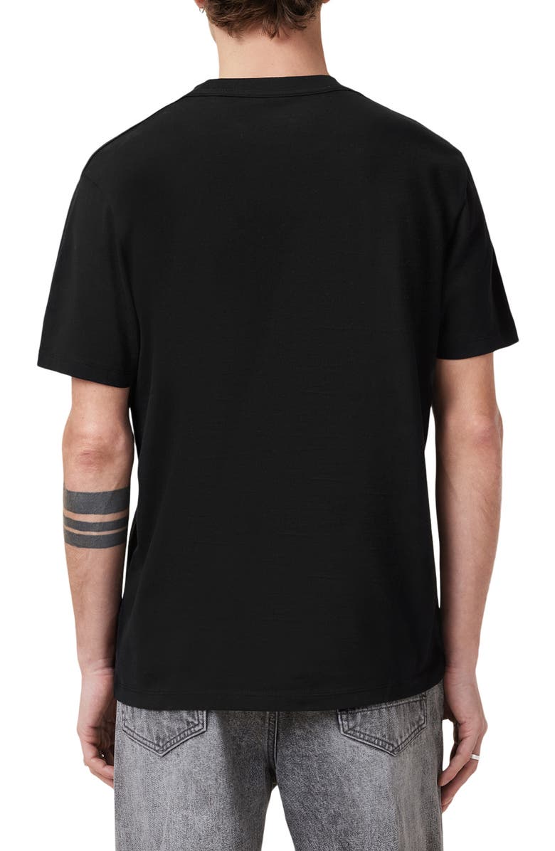 AllSaints Dexter Logo Embroidered T-Shirt, Alternate, color,