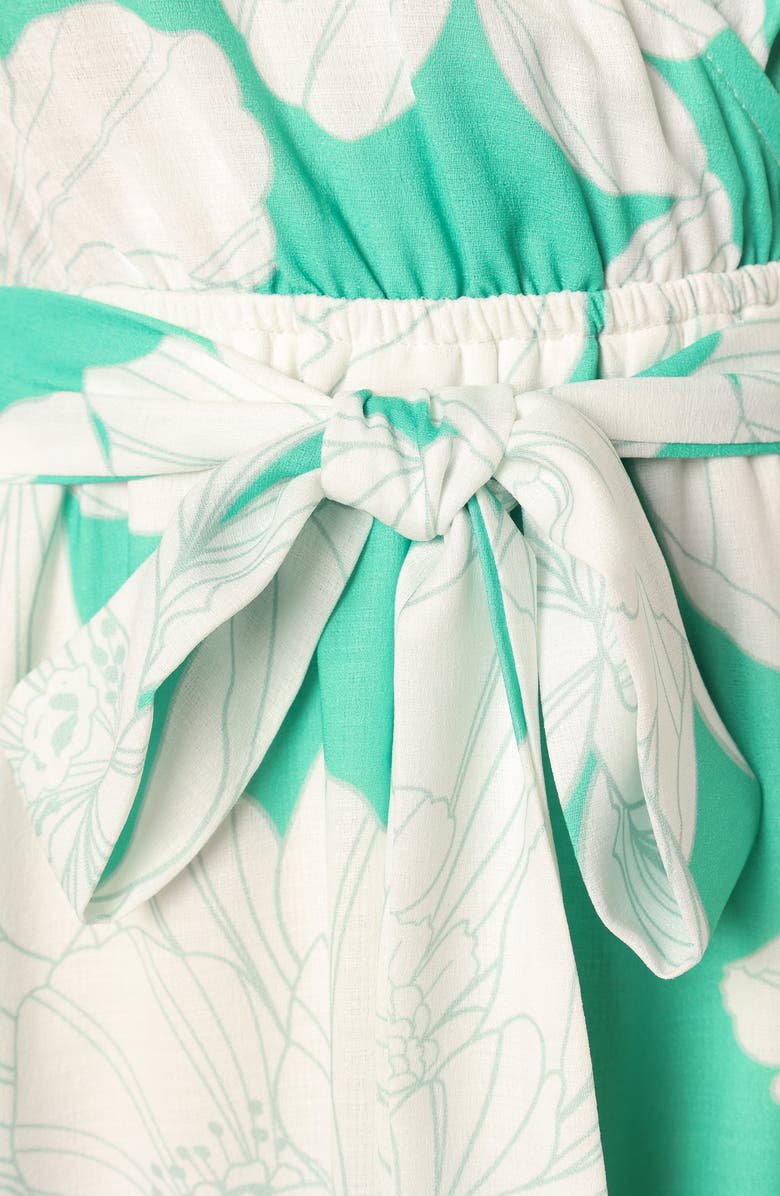 Petal & Pup Rylan Tie Waist Minidress, Alternate, color,