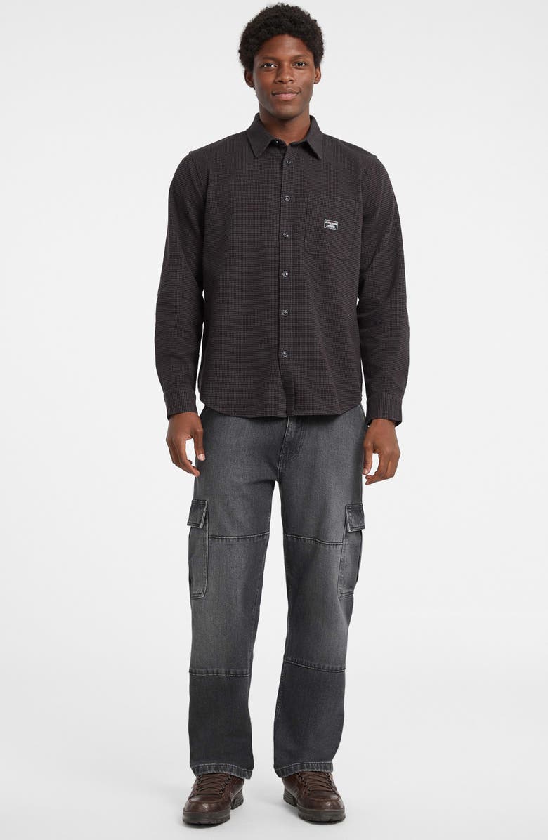 GUESS JEANS Brushed Cotton Button-Up Shirt, Alternate, color, 