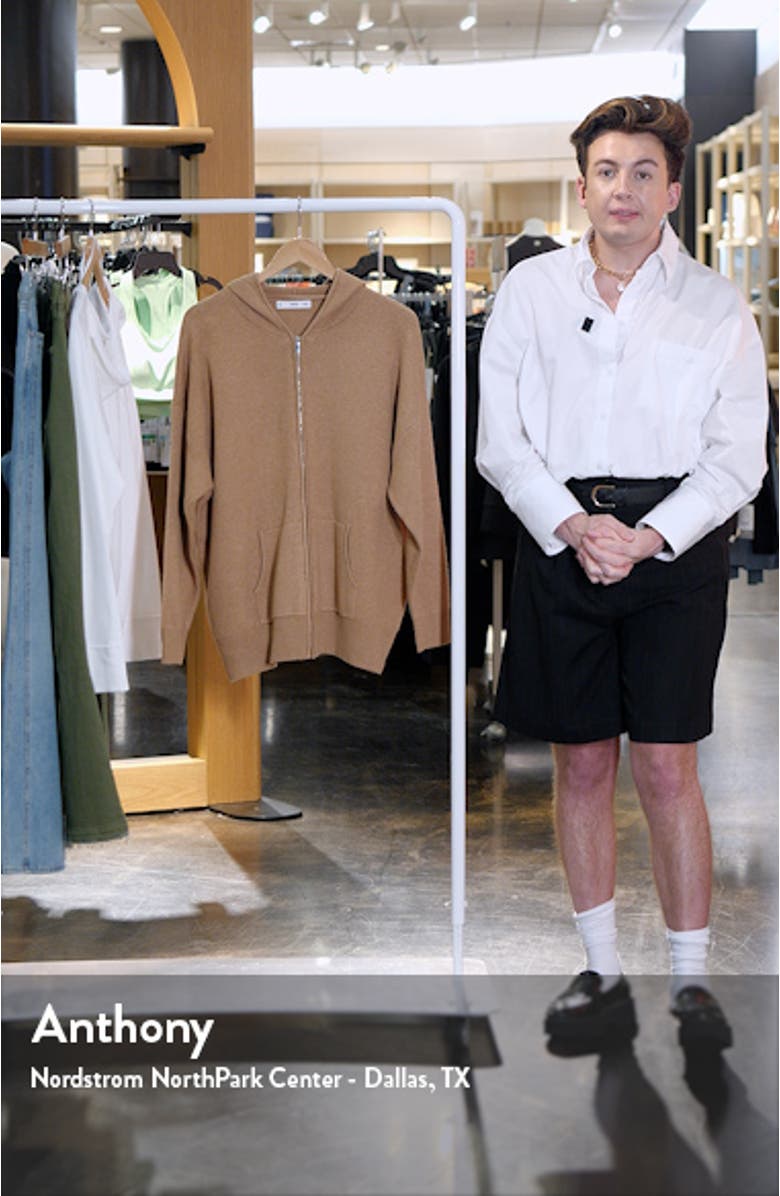 Zip Sweater Knit Hoodie, sales video thumbnail