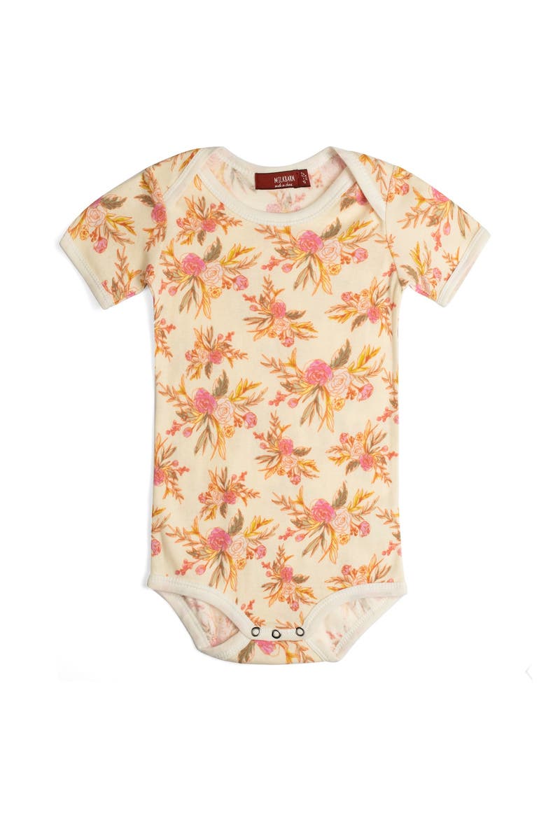 Organic Cotton One Piece, Main, color, Vintage Floral