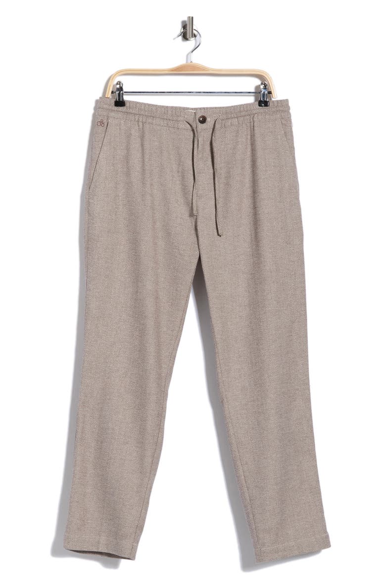 Finch Tailored Structured Yarn Dyed Weave Joggers, Alternate, color, MEDIUM BEIGE