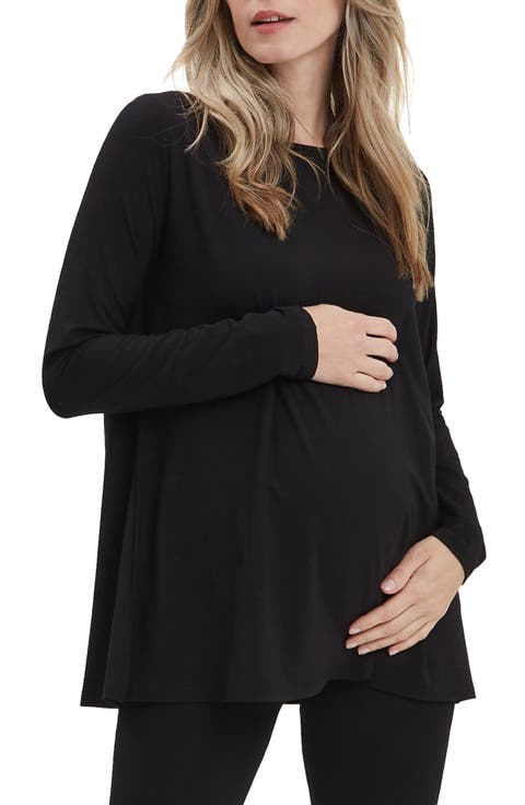 Nicolette Long Sleeve Maternity & Nursing Tee