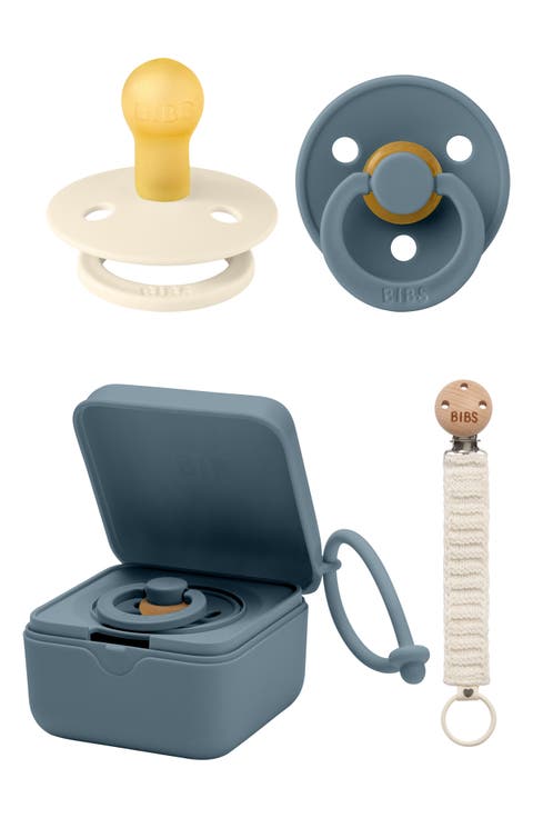 Pacifer, Pacifier Box & Pacifier Clip Set