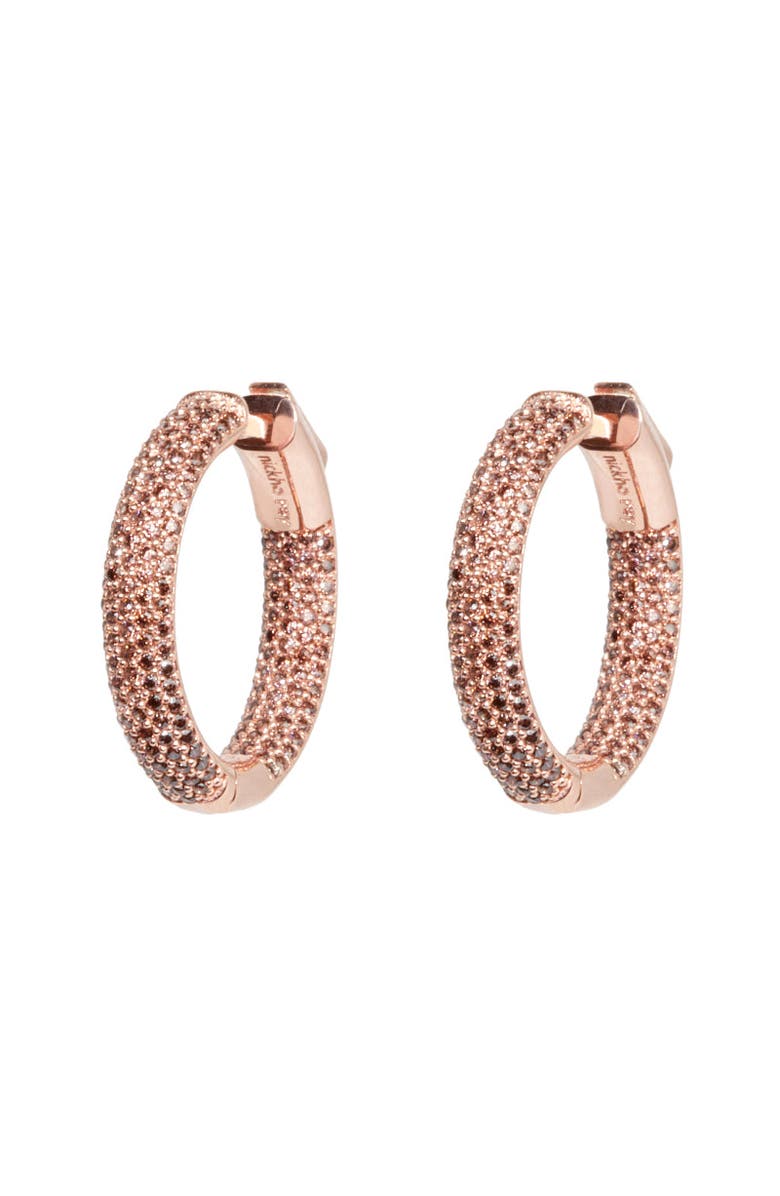 NICKHO REY Mini Tire Hoop, Main, color, Coffee/Rose Gold