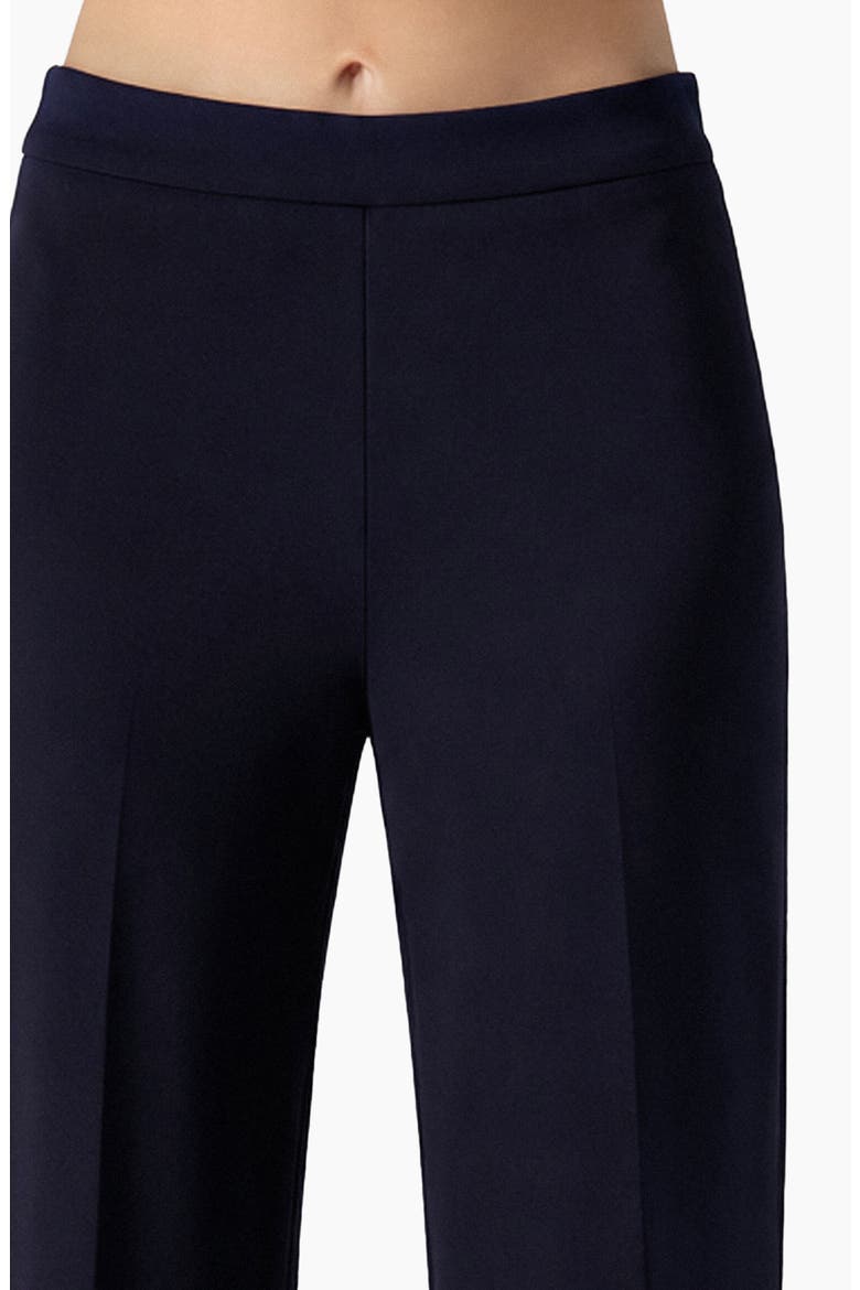 Tailored Straight-Leg Trousers, Alternate, color, Navy Blue