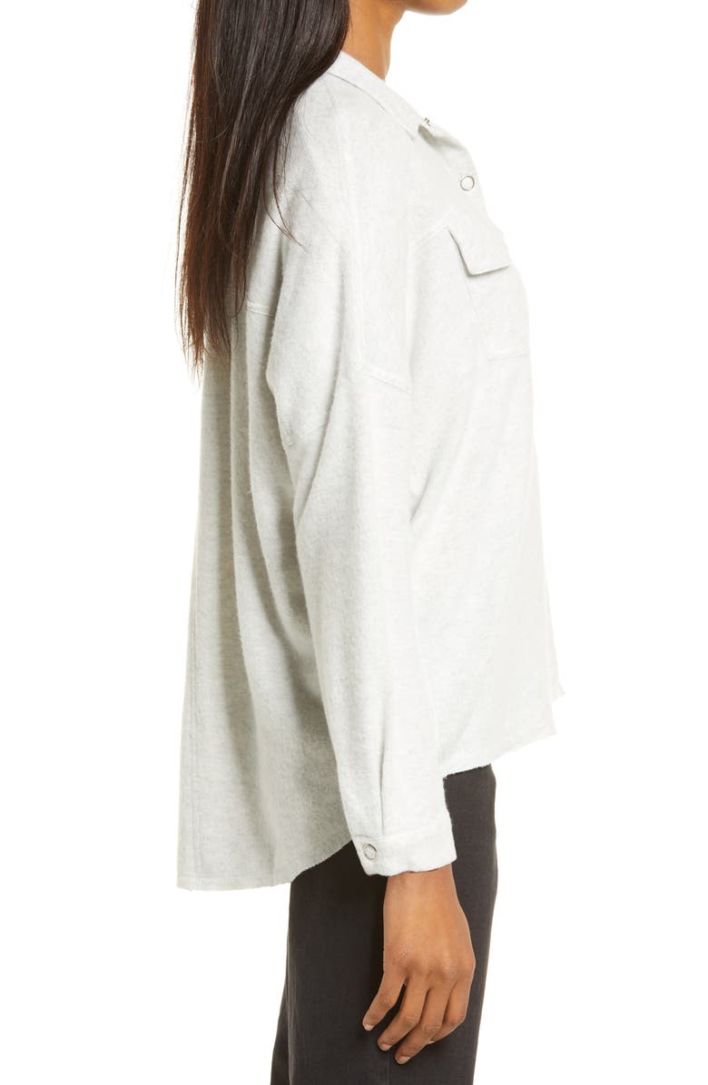 Treasure & Bond Fleece Shirt Jacket, Alternate, color,