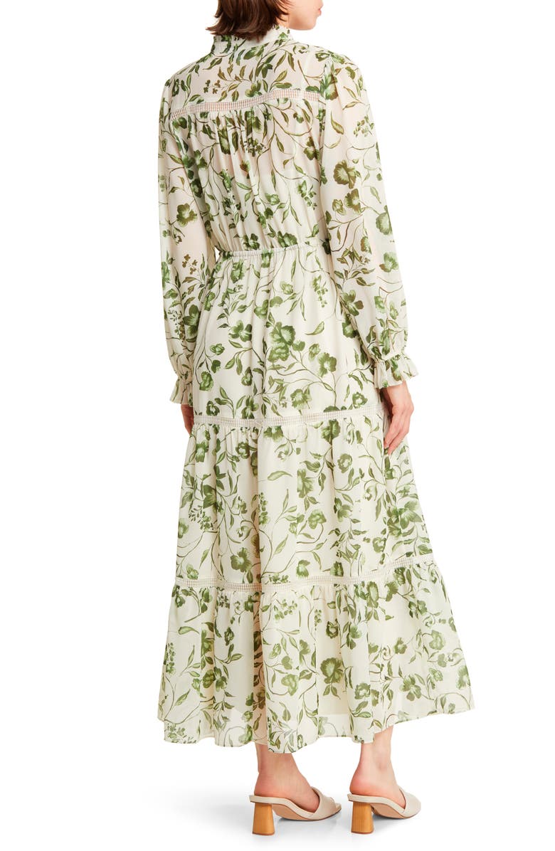 Lost + Wander Flower Power Long Sleeve Maxi Dress, Alternate, color, 