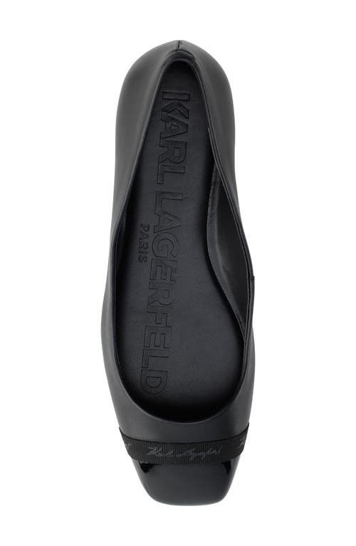 Karl Lagerfeld Paris Zayne Cap Toe Ballet Flat