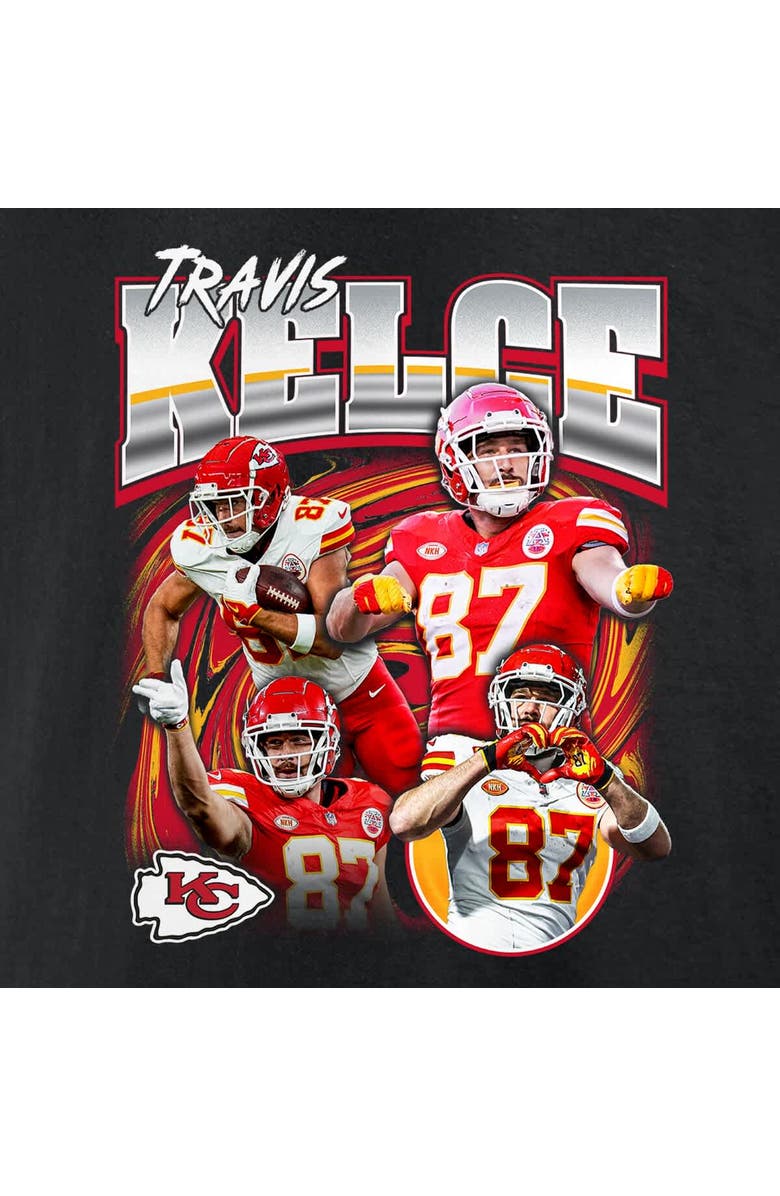 FANATICS Men's Fanatics Travis Kelce Black Kansas City Chiefs Notorious Player Graphic T-Shirt, Alternate, color, Black