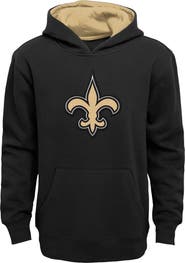 Outerstuff Youth Black New Orleans Saints Prime Pullover Hoodie