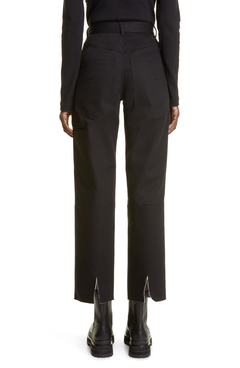 K.NGSLEY Gender Inclusive Diran Cuffed Straight Leg Jeans, Alternate, color,