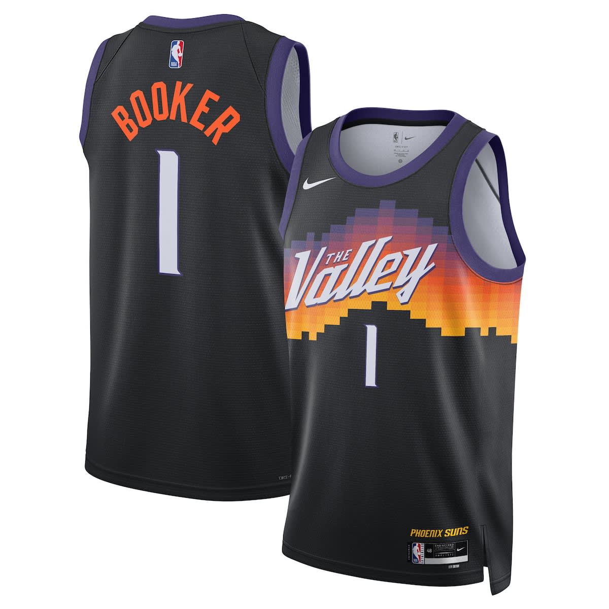 devin booker black jersey