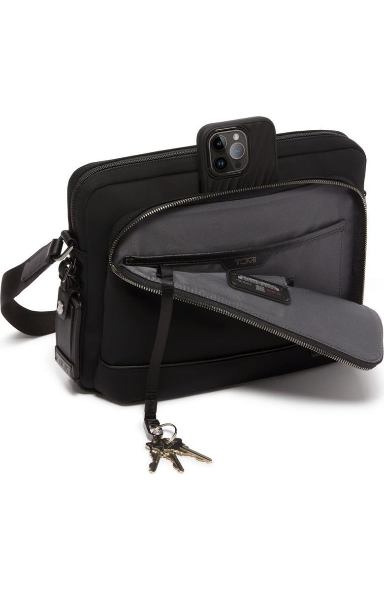 TUMI Harrison Leo Crossbody Bag, Alternate, color, Black