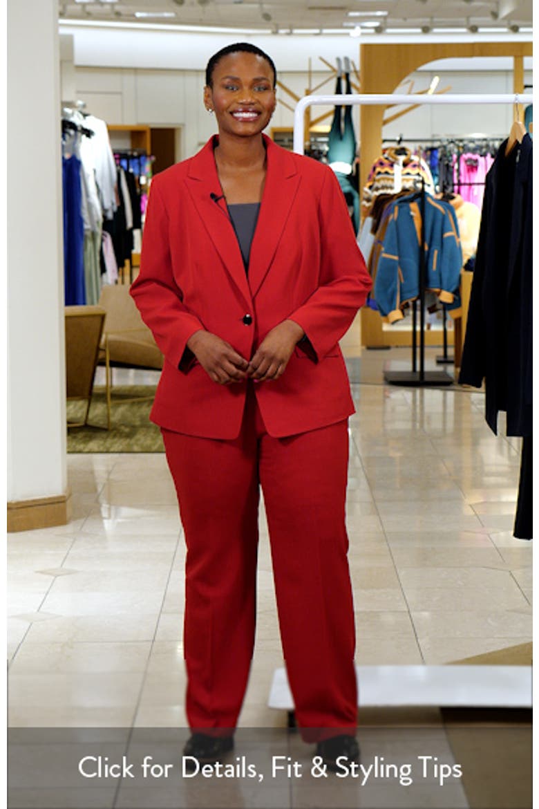 Peak Lapel One-Button Blazer video