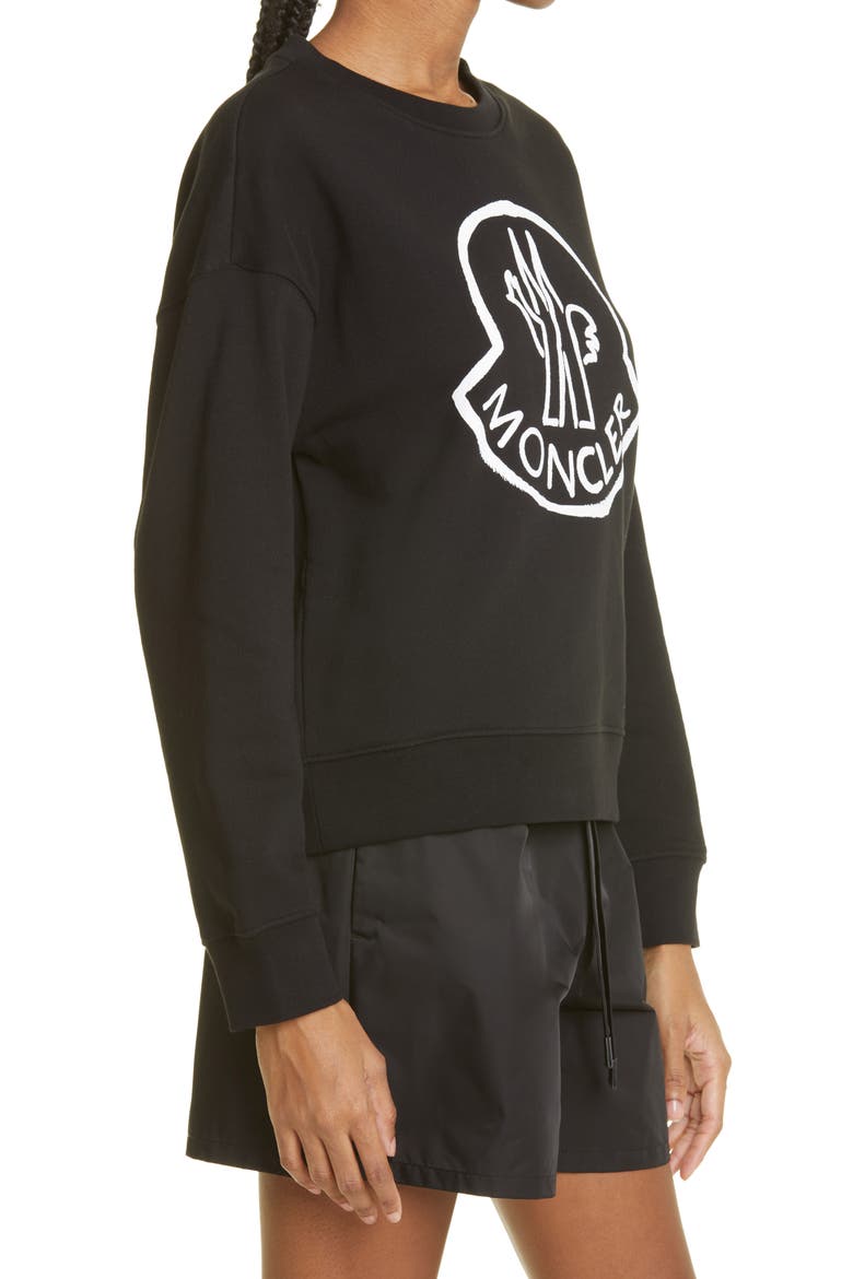 Logo Graphic Sweatshirt, Alternate, color, 999 BLACK
