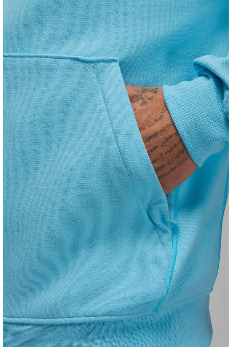 Sport Hoop Fleece Zip-Up Hoodie, Alternate, color, BLUE CHILL/ BLACK