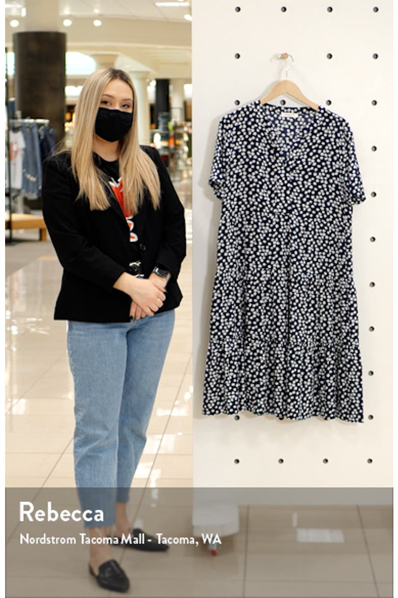 Coley Print Tiered Shift Dress video