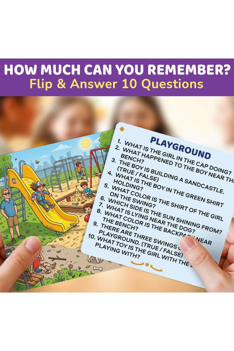 Kids Flash Cards & Social Skills Card Games - Realistic Educational Toys, Alternate, color, Conversation Story