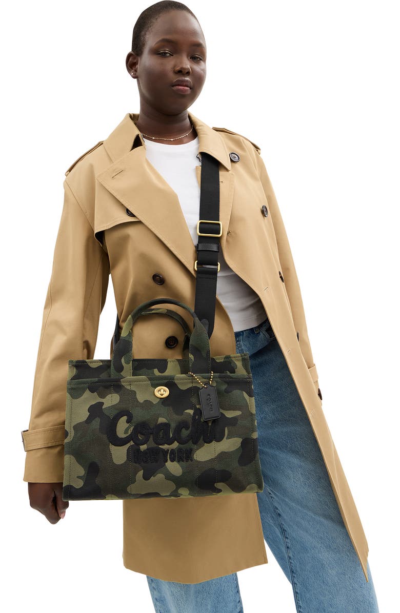 COACH Camo Print Canvas Cargo Tote, Alternate, color,