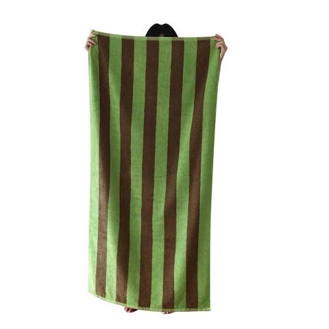 Ultra Soft Absorbent Terra Stripe Bath Towel