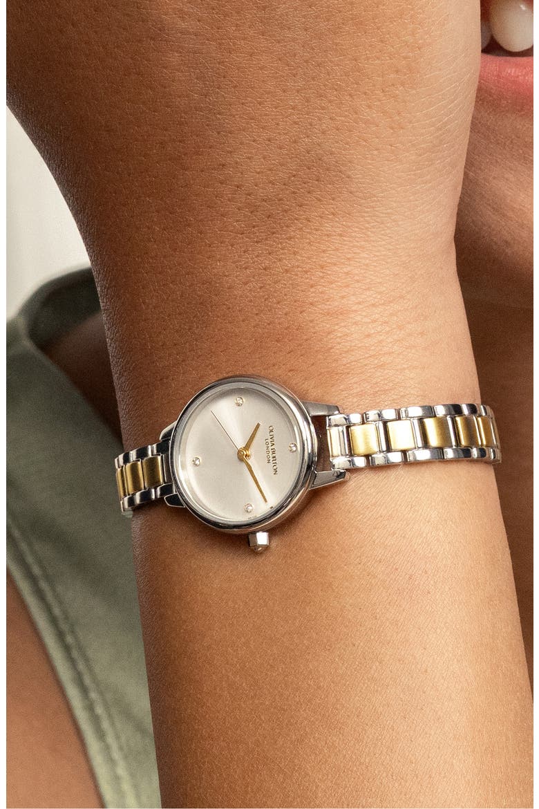 Mini Classic Bracelet Watch, 23mm, Alternate, color, SILVER